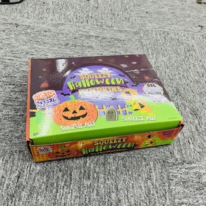 Figurines anti-stress à remontée lente en maltose scintillante, motif citrouille d'Halloween, pour cadeaux de fête, expédiées depuis notre entrepôt aux États-Unis - Product Image 5