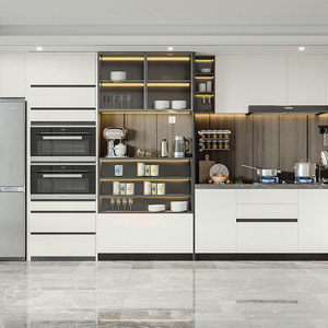 Set di Mobili da <span class=keywords><strong>Cucina</strong></span> Moderni Personalizzati in Legno Compensato e MDF, Design Gratuito per 48 Ore, <span class=keywords><strong>Isola</strong></span> <span class=keywords><strong>Cucina</strong></span> a L in Compensato, Prodotto in Cina - Product Image 3