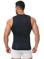 Débardeur de compression athlétique sans manches pour hommes débardeur d'entraînement couche de base de sport t-shirt de basket-ball en cours d'exécution