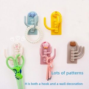 Heavy Duty Storage Hanger Punch-Free Hook Wall Sticker <strong>Funky</strong> Wall Hooks Kitchen Wall Organizer Bag Use Wall Hooks - Product Image 2