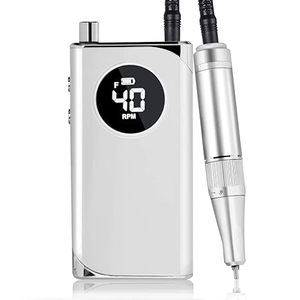 40000RPM Electric Portable File Kit Coreless <b>Nail</b> Drill Machine, Professional <b>Nail</b> Drills for Acrylic <b>Nails</b> - Product Image 1