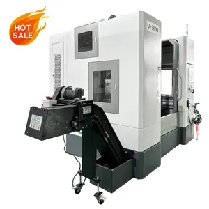 U-380B Industrial Vertical CNC 5 Axis Linkage ATC Machine Center Metal 3d Router Lathe Milling Steel Profile Rotary Table Cheap