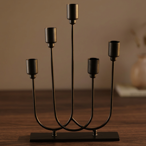 Candelabro Portátil de Hierro Ligero y Duradero, Hecho a Mano, para Múltiples Ocasiones, Decoración del Hogar, Navidad, Pascua - Product Image 3
