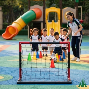 Mini-<span class=keywords><strong>but</strong></span> de football pliable 1x1m, buts de football portables, filet de football portable, buts de football portables pour extérieur et intérieur - Product Image 2