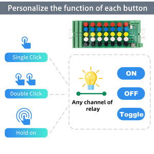 KC868-AK <strong>ESP32</strong> Programmable Keyboard New Switch <strong>Terminal</strong> Board For Home Automation DIY - Product Image 3