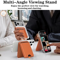 Dompet Ponsel Magnetik RFID Cetak Kustom Pola DIY Tipis Penyangga Kartu Magnetik untuk Dompet MagSafe iPhone Samsung Android