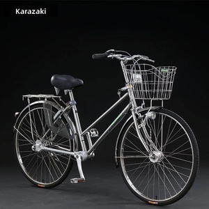 Venta al por mayor transfronteriza: <span class=keywords><strong>Bicicleta</strong></span> de estilo japonés de 26 pulgadas para exportación, de acero aleado, de grado urbano, con transmisión sin cadena y eje de transmisión triple. - Product Image 2