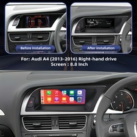 Radio para Auto con GPS Integrado de 8.8 Pulgadas, Sistema Dual Android, CarPlay Inalámbrico, DSP, para Audi A5/A4 B8 2009-2016, con Tarjeta SD de 1 Año