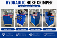 Machine à sertir les flexibles hydrauliques de 1/4'' à 2'', 220V/380V, prix compétitif, qualité supérieure, adaptée au sertissage de flexibles industriels
