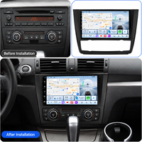 Lecteur DVD de voiture BHNEW, autoradio Android pour BMW Série 1 E81 E82 E87 E88 2004-2012, climatisation automatique, CarPlay, navigation GPS, DSP