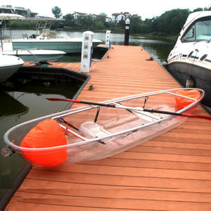 Kayak Transparente para 2 Personas, Canoa de PC Cristalino, Kayak de Pesca, Canoa Transparente para Exteriores, Venta al Por Mayor - Product Image 2