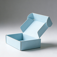 Boîte d'emballage d'avion carrée en carton ondulé personnalisée, mate, imperméable, robuste, écologique, réutilisable, avec logo personnalisé, grande taille