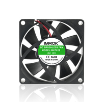 Ventilateur axial CC 7020 70x20mm 12V 24V à roulement à billes sans balais PWM à faible bruit pour onduleur solaire, borne de recharge de VE et stockage d'énergie