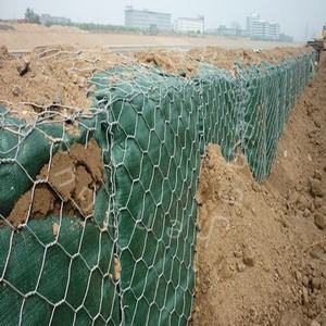 Maille de fil galvanisé et rouleau de maille de <span class=keywords><strong>gabion</strong></span>, filet de protection contre les chutes de pierres, <span class=keywords><strong>gabion</strong></span> renforcé - Product Image 4