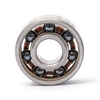 Rodamiento de Bolas de Ranura Profunda Híbrido de Cerámica MTZC 608, 8x22x7mm, Si3N4, Nitruro de Silicio, Acero Cromado, Alta Velocidad, para Motor de Husillo, OEM