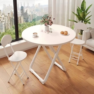 <span class=keywords><strong>Table</strong></span> pliante moderne avec plateau en <span class=keywords><strong>bois</strong></span> et pieds en métal, pas d'<span class=keywords><strong>assemblage</strong></span> requis, pour la maison, la cuisine, le café, le restaurant - Product Image 2