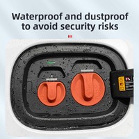 Couvercle de protection du port de charge pour BYD Song L/Plus Dmi, couvercle en caoutchouc anti-poussière intégré, étanche, accessoires de voiture