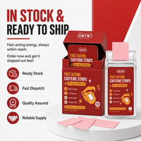 Bandes orales à action rapide OKTW à la caféine avec L-Théanine, Vitamines B6 et B12 – Complément pour le métabolisme énergétique – En stock