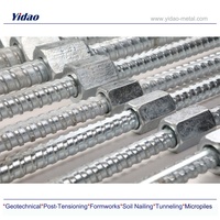 G75 Grade Helicoidal Thread Bar Rock Bolt - Mining & Tunneling Anchor Rod | ISO 9001