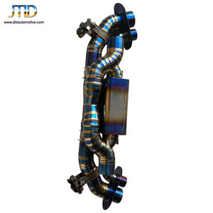 उच्च गुणवत्ता टाइटेनियम नीले जला Valved Catback मफलर निकास पोर्श 992 के लिए Carrera - Product Image 4