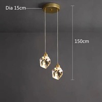 Luminaire suspendu populaire de luxe léger, style moderne minimaliste, pour table à manger, comptoir de bar, luminaires domestiques