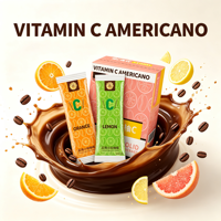 Upgrade uw dagelijkse zwarte koffie, Fruit C Americano suikervrij premium vitamine C vetvrije formule natuurlijke citrus aroma warm koud