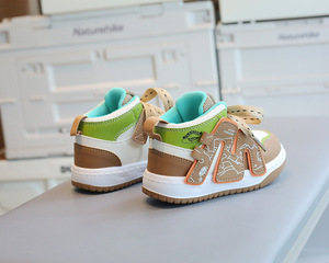 Chaussures de sport pour garçons, chaussures décontractées montantes pour garçons, chaussures de mode pour filles, chaussures pour bébés à semelle souple rouge - Product Image 6