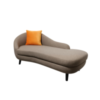 Canapé inclinable moderne de luxe en tissu confortable avec cadre en bois, idéal pour hôtels, villas et espaces intérieurs.