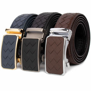 कारखाने थोक सस्ते अनुकूलित स्वचालित चमड़े के बकल बेल्ट शानदार उच्च अंत डिजाइन ओम पुरुषों के चमड़े के बेल्ट - Product Image 1