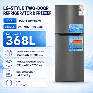 <span class=keywords><strong>Refrigerador</strong></span> de Dos Puertas LGStyle 368L con Congelador Superior Inverter, 220V 50-60Hz, Gran Capacidad, Sin Escarcha, para Cocina - Product Image 1