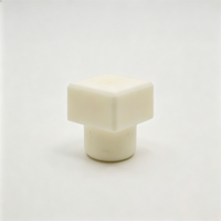 Bouchon de bouteille carré minimaliste blanc mat pour bouteilles de vin, capsules pour bouteilles de whisky et de vodka
