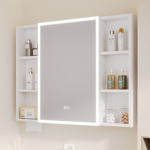 <span class=keywords><strong>Specchio</strong></span> da <span class=keywords><strong>Bagno</strong></span> Intelligente con Striscia LED Antiappannamento, Certificato 3C, in Alluminio Spaziale Rinforzato con Saldatura Senza Giunture, IPX4 - Product Image 3