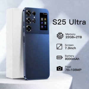 22GB+2TB Large Memory Online Retailer 5G Smartphone S25 Ultra Android <strong>Phone</strong> 7.3 Inch 8000mAh Telephone Unlock Mobile <strong>Phones</strong> - Product Image 1