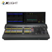 Console d'éclairage de scène professionnelle, écran tactile pliable de 15,6 pouces, 6 sorties DMX512, MA-NET ARTNET, UPS intégré avec flight case