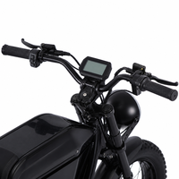 Nouvelle Arrivée Scooter Électrique Rétro Adulte à Pneus Larges, Style Sportif et Vintage, Moteur Arrière, Batterie au Lithium