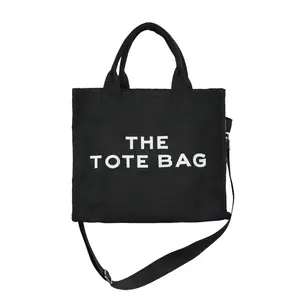 Wholesale Reusable Womens Shopping Bags Custom Cotton Canvas Tote Bag With Printed Logo
