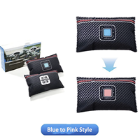 Sachet déshumidificateur écologique 100 % polyester antistatique uni, absorbant l'humidité pour voiture