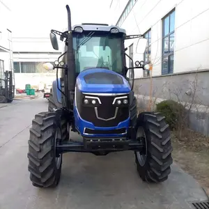 Yto 110hp Dieselmotor Goedkoop En Stront Kwaliteit Wiel Tractor Gemaakt In China Voor Enorme Landbouwgrond In Rusland Afrika Met Ac Cabine