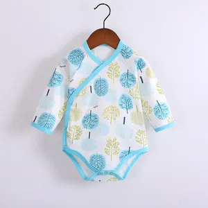 Unisex OEM & ODM Lucu Bayi Baju Monyet Bayi Balita Jumpsuit Bodysuit Menyesuaikan Pakaian Bayi Lengan Panjang Bayi Onesie