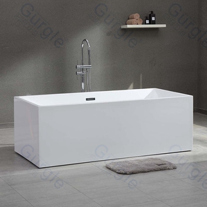 <span class=keywords><strong>Baignoire</strong></span> autoportante rectangulaire en acrylique pour 1 personne de conception originale d'usine Baignoires à remous - Product Image 2