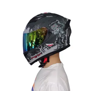 RTS Supplier Original Full face dual lens Motorcycle Helmet Men Racing Motorcycle Helmet DOT Capacete Casqueiro