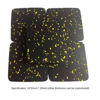 Tapis de sol en caoutchouc EPDM insonorisant et anti-vibrations pour tapis de course, machines à coudre, tables de mahjong, fitness - Épaisseur 10-25 mm