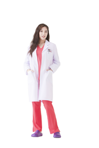 Anti mikrobielle Langarm-Krankenhaus uniformen in voller Länge Arzt Kittel/Labor kittel Unisex XXS-4X großem Polyester/Baumwoll twill - Product Image 3