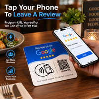 Carte NFC personnalisée en gros Ntag213, carte d'avis Google, autocollant Ntag213, plaque NFC Google Avis, plaque de support pour entreprises
