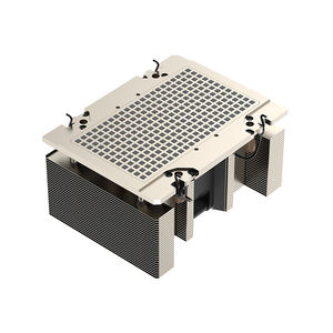 หม้อน้ำซีพียูคอมพิวเตอร์อุตสาหกรรม LGA7529เสือดาวพร้อมท่อความร้อน6ท่อและอุปกรณ์เสริมพัดลมเซิร์ฟเวอร์2U - Product Image 2