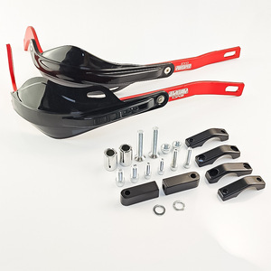 Qiangye – protège-guidon en alliage d'aluminium, noir et rouge, taille 8, pour moto, tout-terrain, ATV, protection de sécurité - Product Image 2