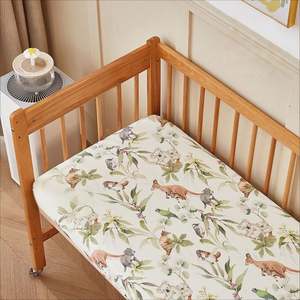 Sábanas Ajustables para Cuna al por Mayor, Sábanas de Algodón Neutras para Bebés y Niños Pequeños - Product Image 6