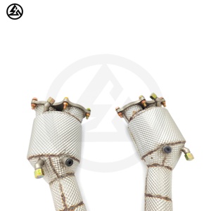 Porsche <span class=keywords><strong>718</strong></span> GT4/Spyder/<span class=keywords><strong>GTS</strong></span> 4.0L <span class=keywords><strong>2020</strong></span>- Tuyaux de liaison d'échappement sur l'essieu, collecteurs sportifs catalytiques - Product Image 6