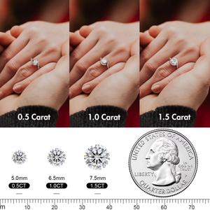 Anillos de Compromiso Unisex de Lujo con Moissanita VVS1, Plata de Ley 925, Chapado en Oro/Plata, Certificado GRA, Anillo Halo con Diamantes - Product Image 4