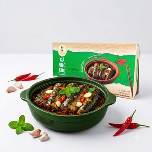 Poisson instantané traditionnel fait main Ca Nuc Kho, poisson en conserve OEM Premium Vietnam, maquereau braisé 500g (250g x 2 paquets) - Product Image 1